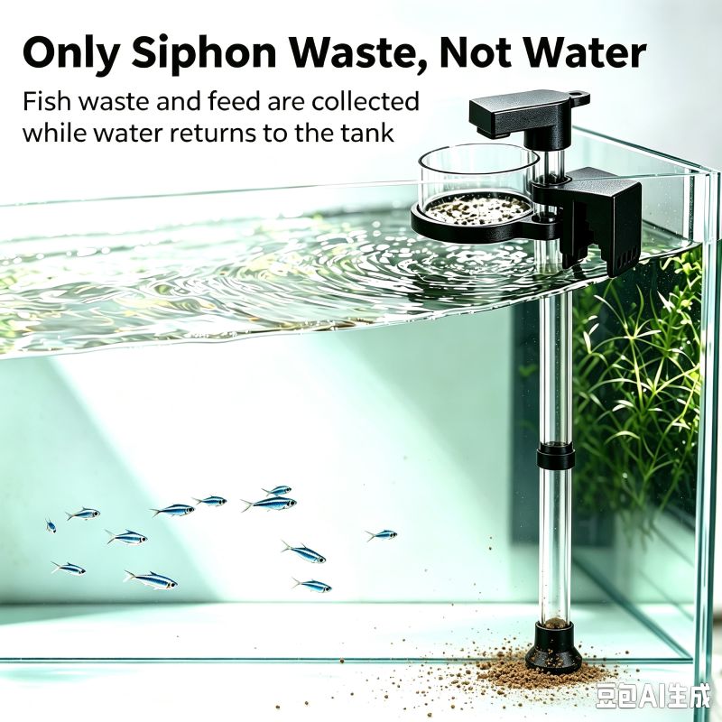 Surface Skimmer Nano - منظف فضلات الأسماك القابل للفصل بتقنية